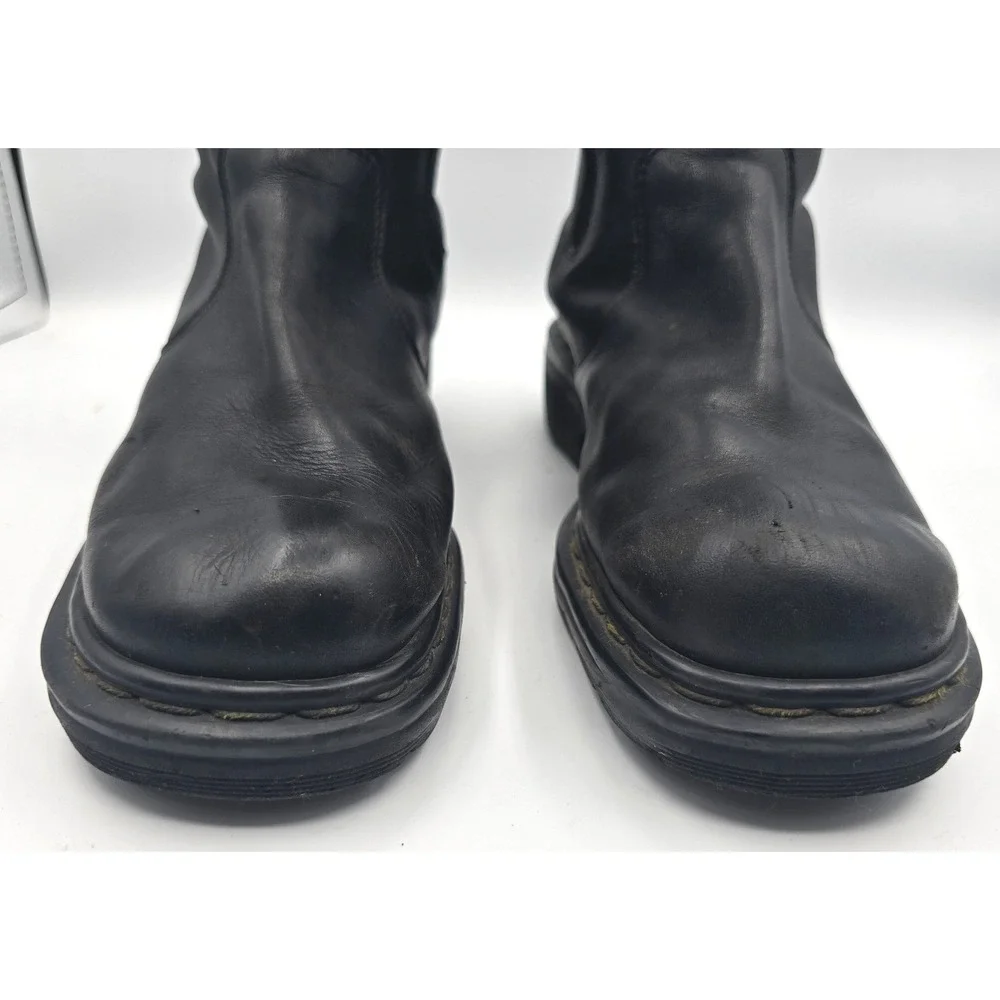 Dr. Martens 9491 Vintage Rare Black Leather Tall Boots Made in England UK 7 US 9